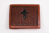 BASKETWEAVE WITH CROSS BIFOLD