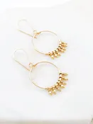 gold drop earrings — Amy Olson Jewelry
