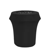 32 gl Trash Bin Cover, Black