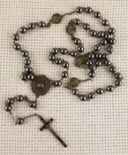 2nd Class Seelos Relic Hematite Rosary