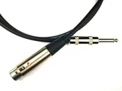 Conquest Sound RA3F 20EV 20-Foot Hi Impedance - Microphone CableSwitchcraft XLR Female to 1/4-Inch Male