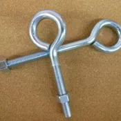 Bent Eye Bolt Zinc Plated