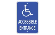 Accessible Entrance Sign