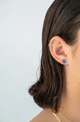 Ceylon Sapphire Studs - Large