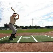 7x12 Batters Box Turf Mat (Throw Down Plate)