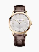 BAUME & MERCIER- CLASSIMA FOR MEN 10857 QUARTZ WATCH, DATE DISPLAY - 40MM