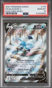 2021 POKEMON SWORD & SHIELD EVOLVING SKIES #175 FA/GLACEON V EVOLVING SKIES