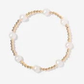 3mm Bead 8-Pearl Bracelet