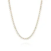 19.50 Carat Diamond Tennis Necklace