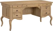 64" Half Ped Desk