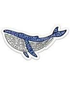 Eco Whale Sticker
