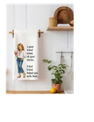A Good Friend Knows All Your Stories Funny Kitchen Towel | Best Friend Gift