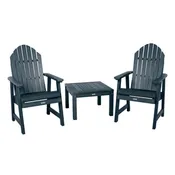 2 Hamilton Deck Chairs with Adirondack Side Table