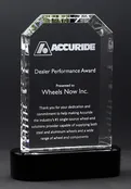 Crystal Award Trophy with Deep Bevels CRYBB05