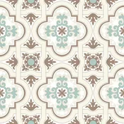 Aqua Global Tile Adhesive Peel and Stick Removable Wallpaper 3697