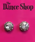 13mm Clear Pierced Comp Earrin