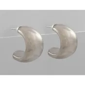20mm Acrylic Huggies - Grey