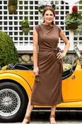 Astrid Dress / Mocha
