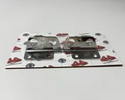 304 Stainless Steel Peterbilt 579 Exhaust Bottom Mount Brackets (PAIR)