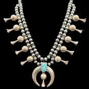 1 Stone Turquoise Sterling Squash - SQAZ81