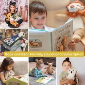 Book and Bear 6-Month Reading Adventure (Large Animal & Picture Books)