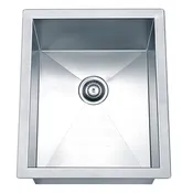14" Undermount Zero Radius 18 Gauge Stainless Steel Kitchen Sink
