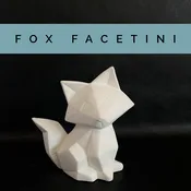 Fox Facetini — Painted Plate
