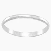 2mm Rounded Wedding Band Ring