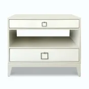 Adams Side Table, Painted w/Contrast Drawers