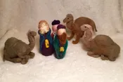 Kit: Needle Felted Nativity Kings and Camels — Welcome to Esther's Place