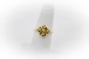 T's 14k Diamond Flower Ring