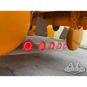 14G Fuel Tank Extension Panel W/4" Light holes,Mesh