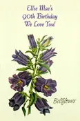 Bell Flower Birthday Party Favor
