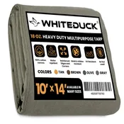 10' x 14' Canvas Tarp – 100% Cotton, 18 oz Heavy-Duty