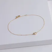 Cat diamond bracelet