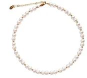 14k GP White Pearl Necklace