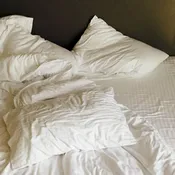 400 TC Organic Cotton Luxe Stripe Sateen Duvet Cover