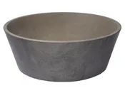 16-in Round Sloped Vessel Sink in Molly Grey Marble