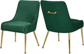 Ace Green Velvet Dining Chair