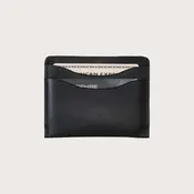 Black Leather Card Holder