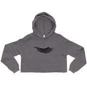 Crop Hoodie with Signature  Lash