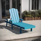 Sonora Adjustable Adirondack Lounger with Cupholder