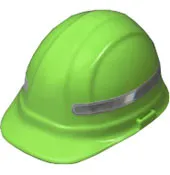 360 Degree Wrap Around Stickers for Hard Hats (White)