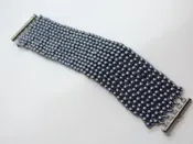 Looks Like Metal Hand Sewn Bracelet