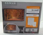 SANUS Simplicity In-wall Power and Cable Management Kit SSACMIWP1-W1 New