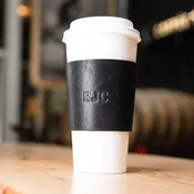 Fine Leather Coffee Cup Sleeve
