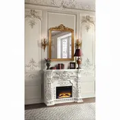 Acme Furniture - Adara Fireplace in Antique White - AC01620
