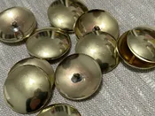 1 1/4″ Domed Brass Metal Button