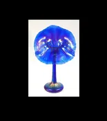 Blue Luster Jack in the Pulpit Vase — Welcome to Santa Barbara Glassblowing Studio