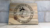 Nurse Sign – Vintage Engraved Blue Pine Wall Decor